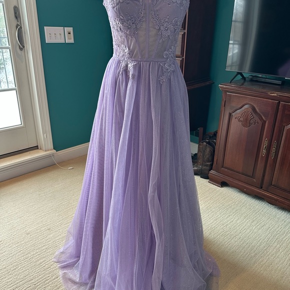 Windsor Dresses & Skirts - Windsor Lilac Lace Dress